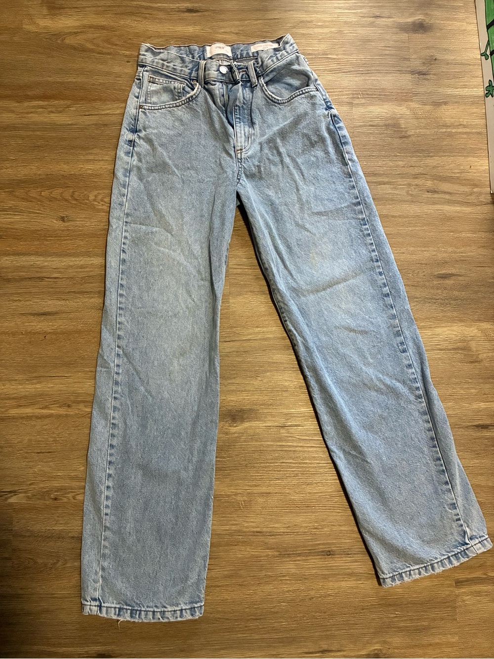 Cotton On Light Blue Straight Jeans for women